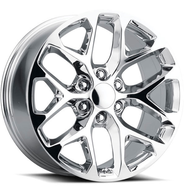 Voxx Replica Snowflake Chrome Center Cap