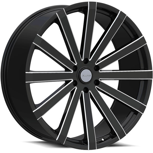 Elure 037 Black with Milled Spokes 6 Lug