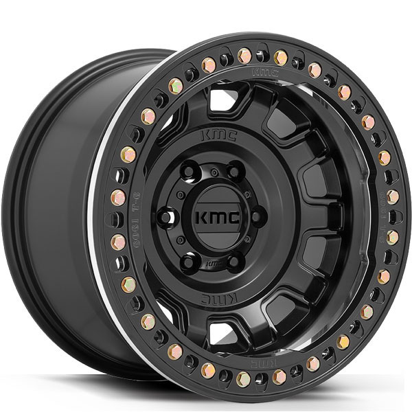 KMC KM236 Tank Beadlock Satin Black