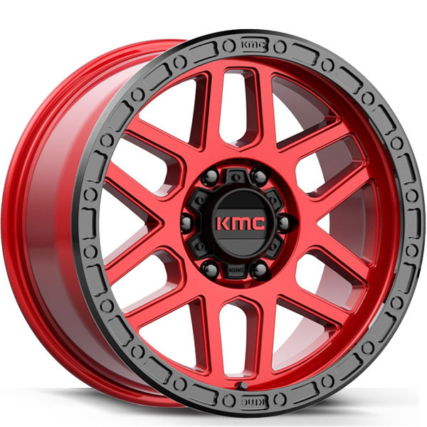 KMC KM544 Mesa Candy Red with Black Lip